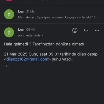 Vetta Modadan Sipariş Verdim, Ürünüm Hala Kargoya Verilmedi