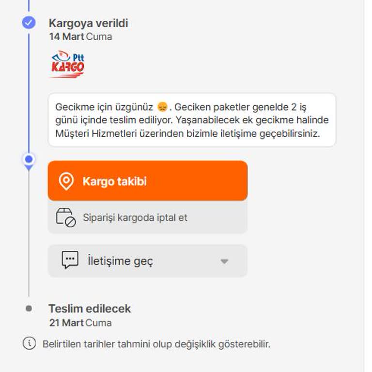 Kayıp Sipariş Ve Ulaşılamayan Satıcı