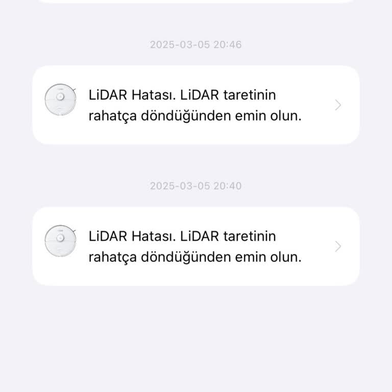 Roborock Servis Süreci Ve Lidar Hatası Sorunu