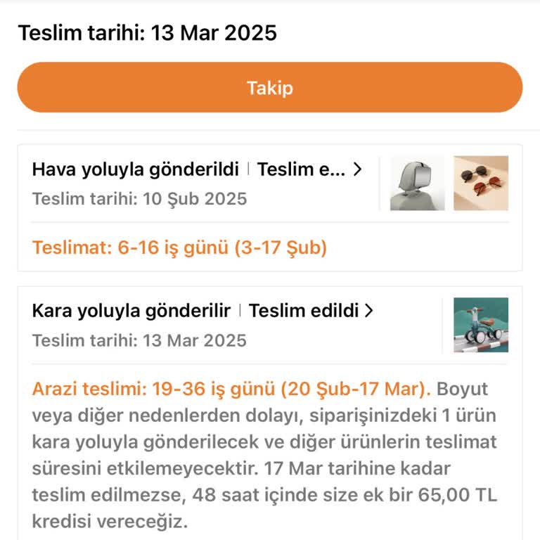 Denge Bisikleti Teslim Edilmedi, Para İadesi Yapılmadı