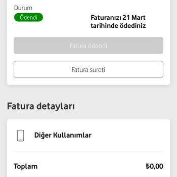 Vodafone Tarifemde İnternet Kullanım Sorunu Ve Yetersiz Destek
