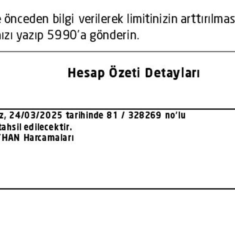 Kullanılmayan Kredi Kartına Yansıtılan Üyelik Ücreti