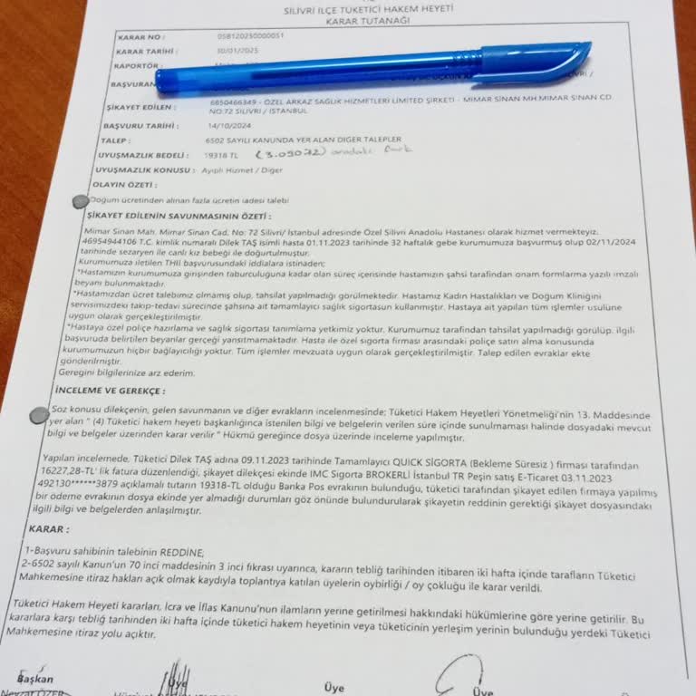 Silivri Anadolu Hastanesi'nde Doğum Ücreti Şoku