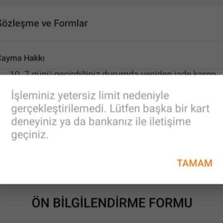 Ziraat Genç Banka Kartında Yetersiz Bakiye Sorunu