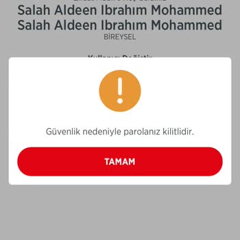 İnternet Bankacılığı Erişimi Kısıtlandı: Acil Çözüm Bekliyorum