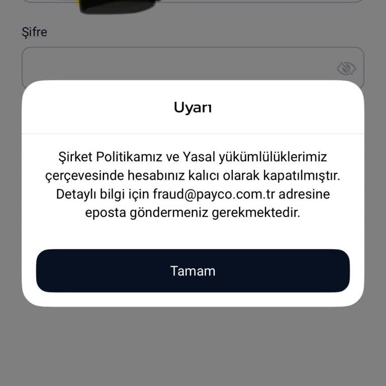 Payco Hesabım Kapandı, Param İade Edilmiyor!