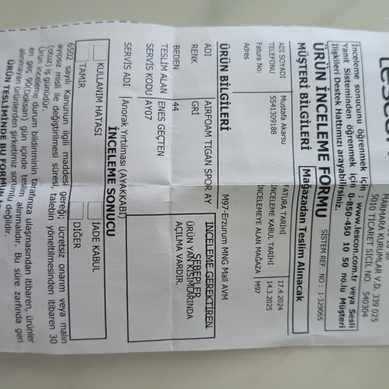 Lescon Ayakkabıda Tekrarlayan Sorun Ve Müşteri Hizmetleri Hayal Kırıklığı