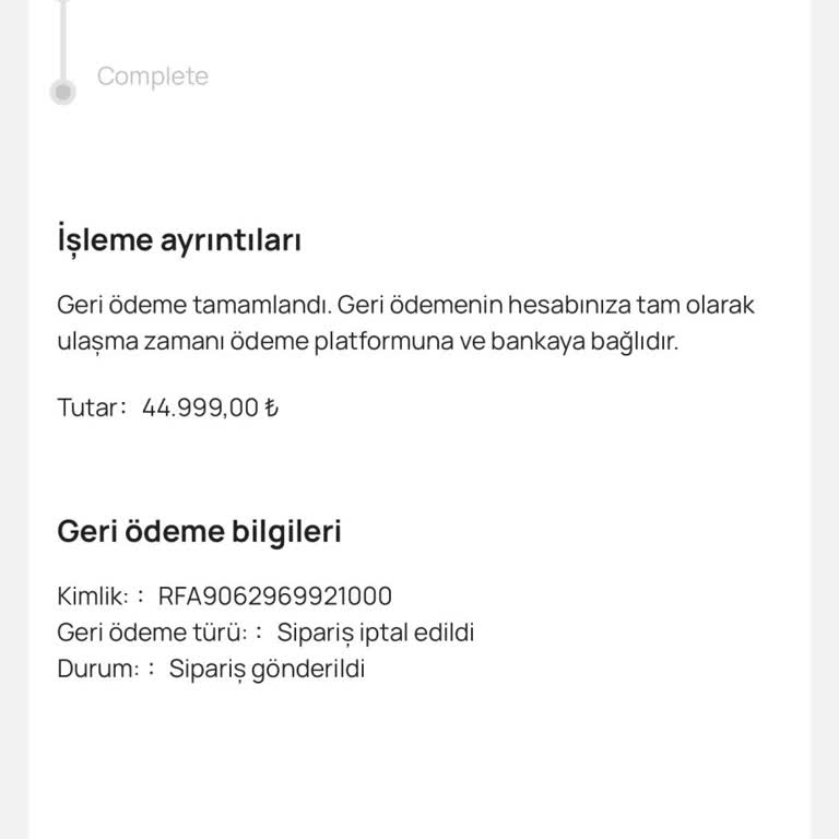 Huawei Online Mağazasında İade Sürecinde Yaşanan Gecikme