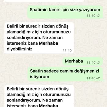 Saat & Saat'te Cam Değişimi İçin Ekstra Ücret Talebi