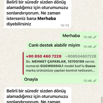 Saat & Saat'te Cam Değişimi İçin Ekstra Ücret Talebi