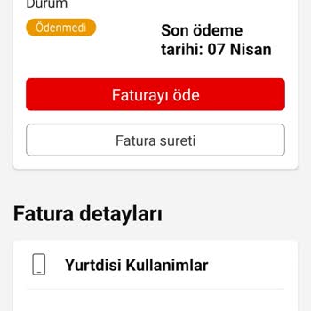Yurt Dışı Kullanmadığım Hizmet İçin Fatura Şoku