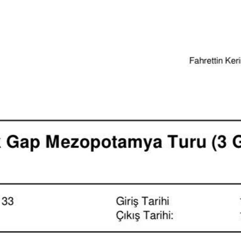 İptal Edilen Tur Ve Geciken İade Sorunu