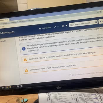 Vodafone Cayma Bedeli Ve İptal Sorunu