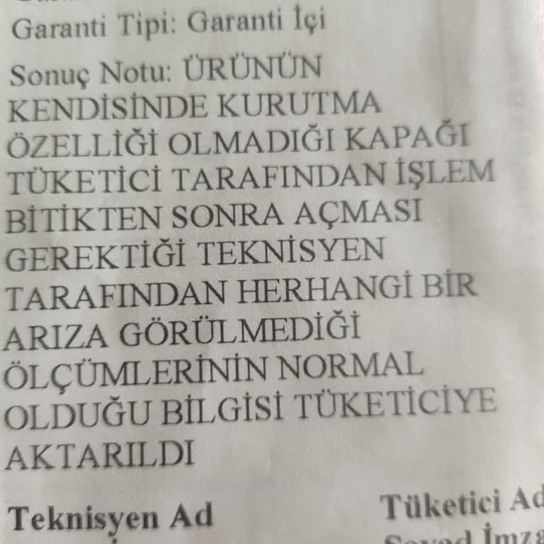 Altus Yeni Bulaşık Makinesi Kurutma Sorunu