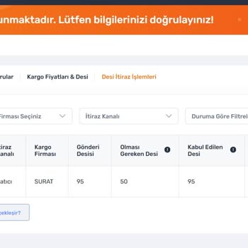 Trendyol Ve Sürat Kargo Arasında Kalan Satıcının Desi Sorunu