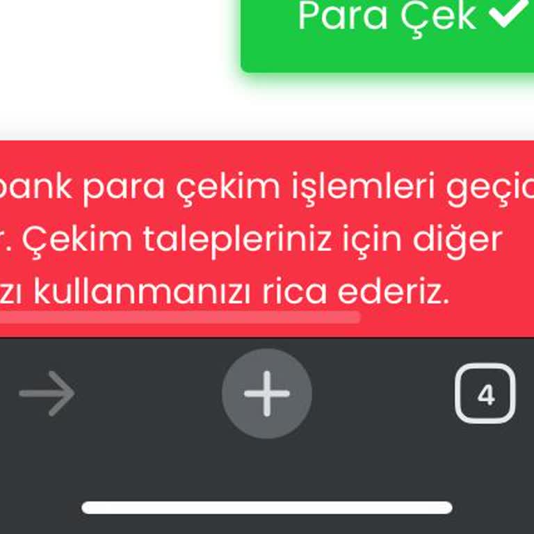 Payfix Para Çekme İşleminde Karşılaşılan Sorun