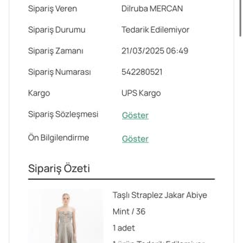 Stokta Olmayan Ürünün Satışı Ve İptal Edilen Sipariş