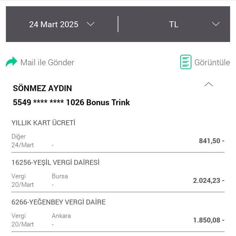 Yıllık Kart Ücreti Haksızlığı: İade Talebim