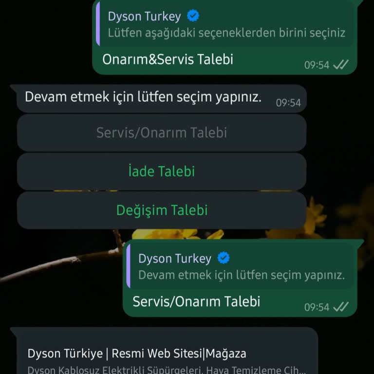 Dyson Müşteri Hizmetleri Hayal Kırıklığı