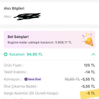 Trendyol Ekspres'te Hatalı Ücret Kesintisi