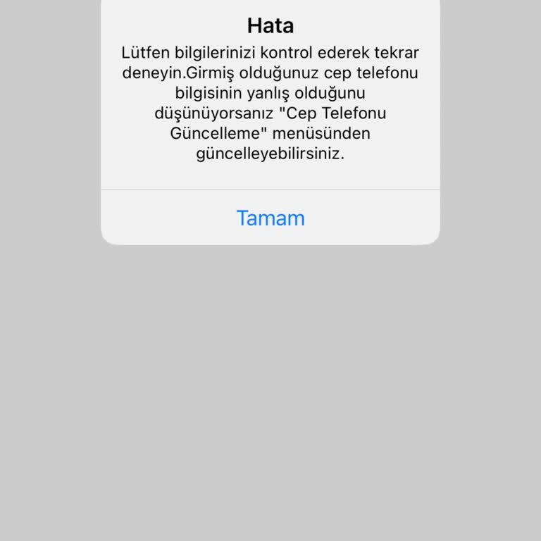 Mobil Giriş Şifresi Sorunu Ve Müşteri Hizmetlerine Ulaşamama
