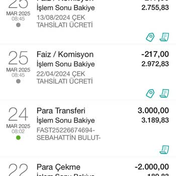 Garanti Bankası'nda Çek Komisyonu Mağduriyeti