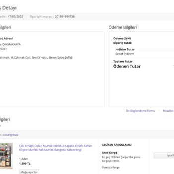 Kargolanmayan Ürün Ve Fiyat Artışı Mağduriyeti