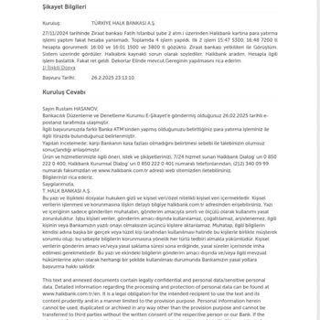 ATM Para Yatırma Sorunu: Eksik Yansıyan Tutarlar