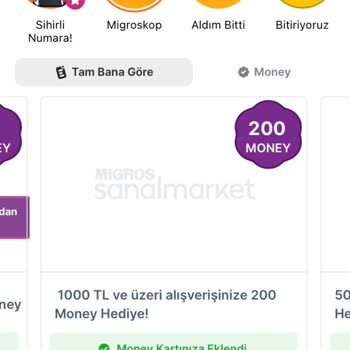 Migros Kazandığım Money Puanları Hala Yatmadı!