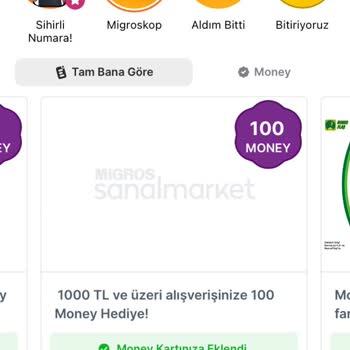 Migros Kazandığım Money Puanları Hala Yatmadı!