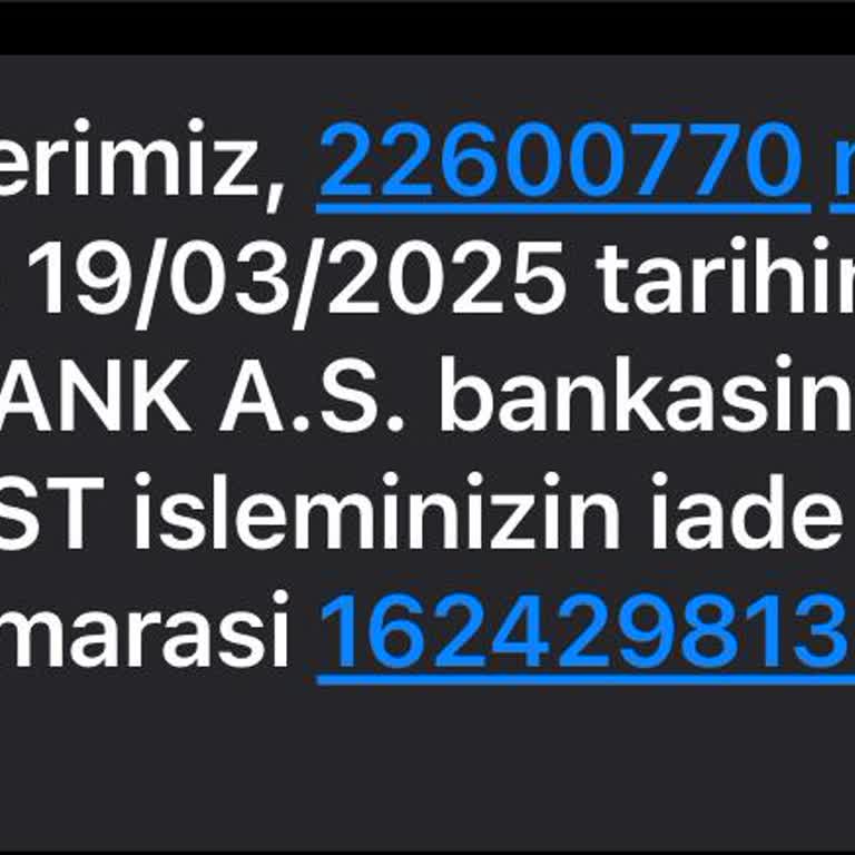 FAST İşlemi İade Talebi İçin Yardım Bekliyorum