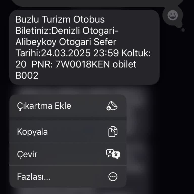 Buzlu Otobüs Firmasında Mağduriyet
