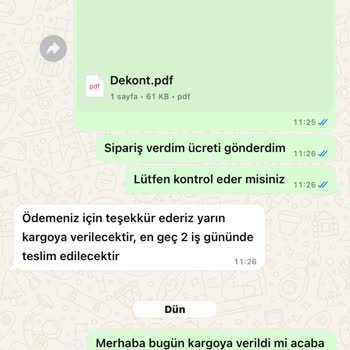 İletişim Problemleri Ve Sipariş Sorunları