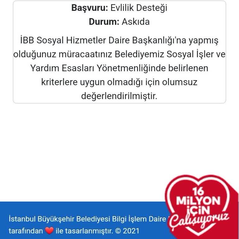Evlilik Desteği Başvurusunda Haksızlık