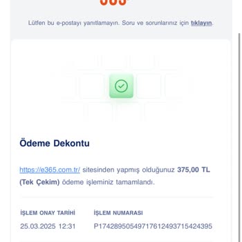 E-365 Şarj İstasyonunda Hizmet Alamama Sorunu