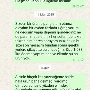 İade Ve Değişim Sorunu: Müşteri Mağduriyeti