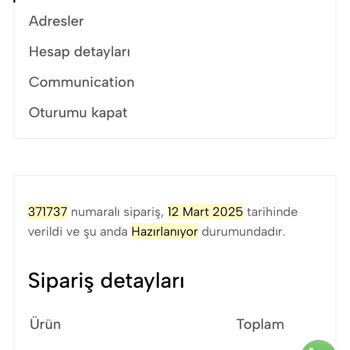 Ürün Gönderilmeyen Sipariş Ve İlgisiz Müşteri Hizmeti