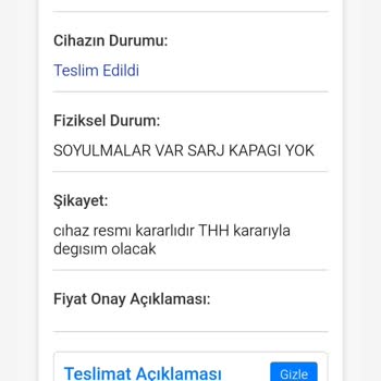 Tüketici Hakem Heyeti Kararına Rağmen Ürün Değişimi Yapılmıyor