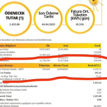 Yanlış Hesaplanan Elektrik Faturası