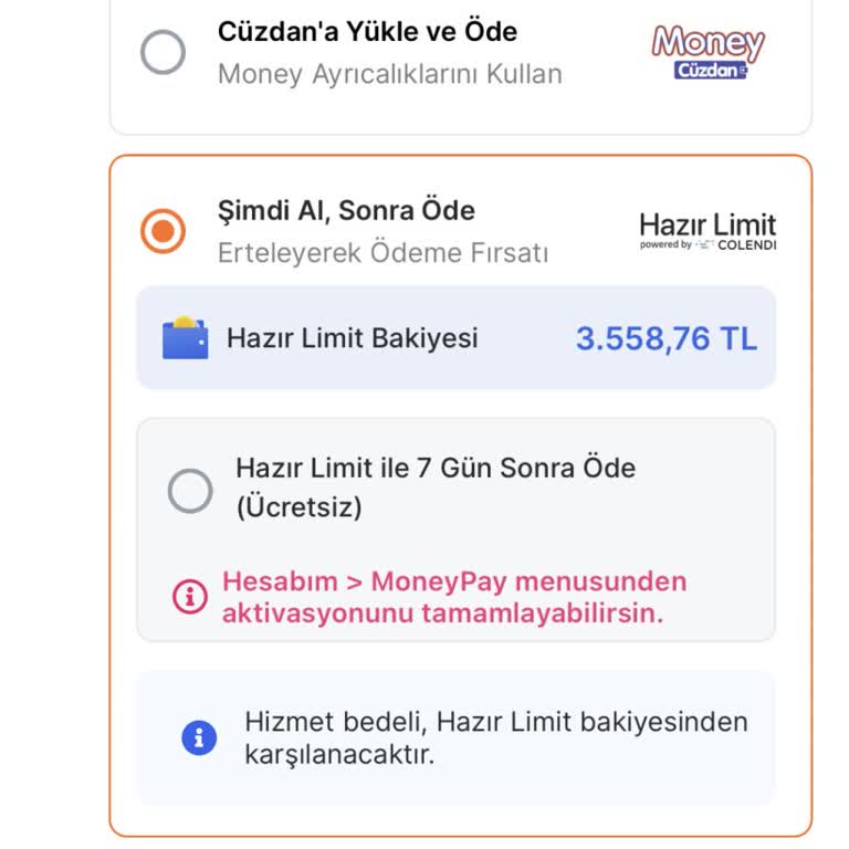 Migros MoneyPay Hesap Sorunu