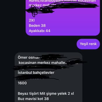 Sipariş Ettiğim Ürünler Yerine Yanlış Ürünler Geldi