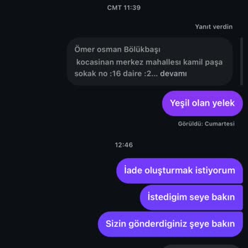 Sipariş Ettiğim Ürünler Yerine Yanlış Ürünler Geldi