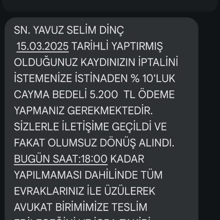 İngilizce Kursu Sözleşmesinde Cayma Sorunu