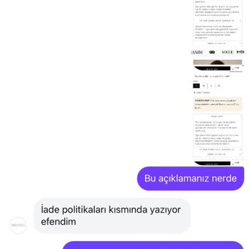Melensa.com Sipariş Sorunu Ve İptal Edilemeyen İşlemler