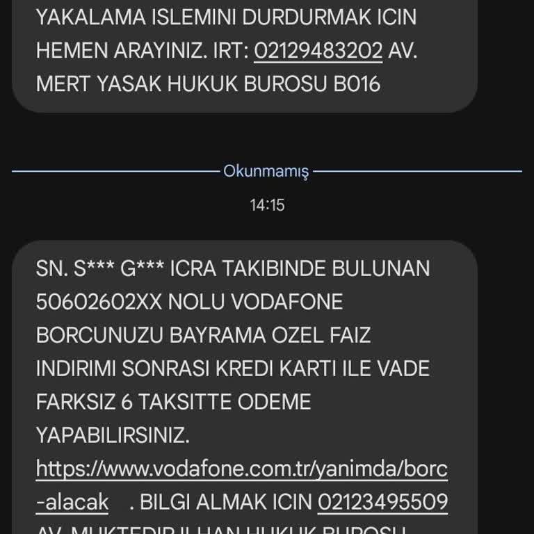 Yanlış Haciz Bilgisi Ve Sürekli Rahatsız Edilme