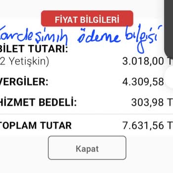 Obilet'te Fiyat Farkı Ve İade Sorunu