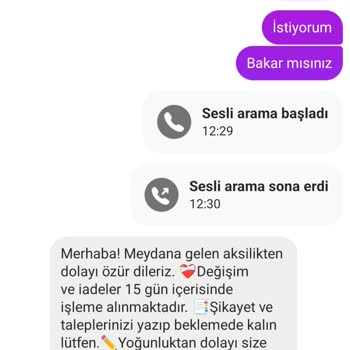 Yanlış Ürün Gönderimi Ve İletişim Sorunu