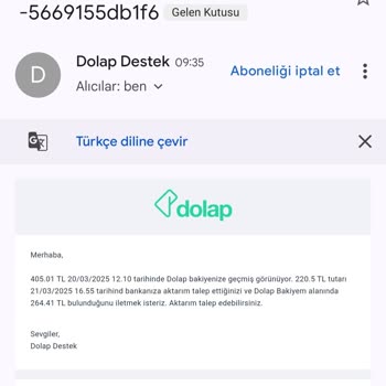Yanlış Hesaplanan Dolap Bakiyesi Ve Eksik Ödeme Sorunu