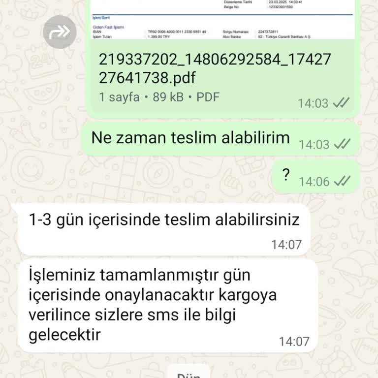 Yanıltıcı Sipariş Süreci Ve İletişim Sorunları