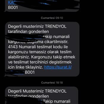 Sürat Kargo'nun Teslimat Gecikmeleri Ve İlgisizliği